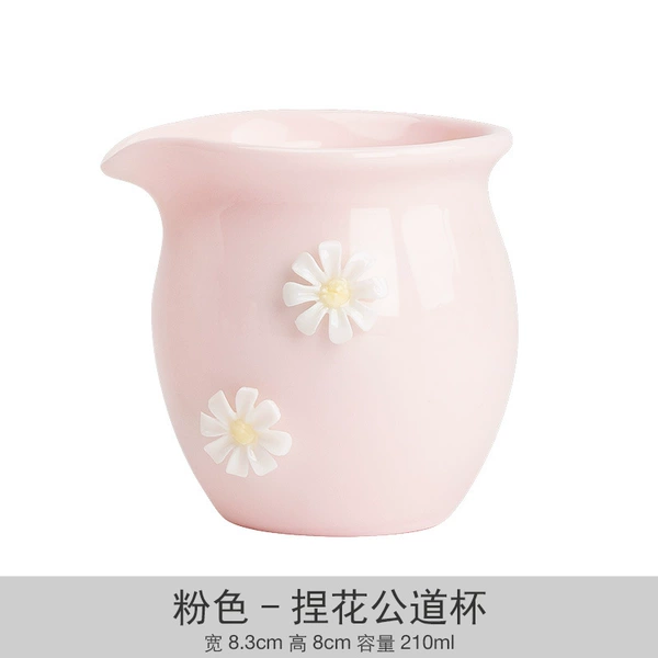 Pink——pink flower eagle beak male cup