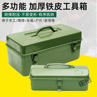 Hardware Iron Toolbox Multifunctional Suitcase Maintenance Tool Portable Large small size Car Household Storage Box