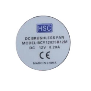HSC BCY12025B12M DC 12V 0.20A 120x120x25mm 12����ɢ���L��