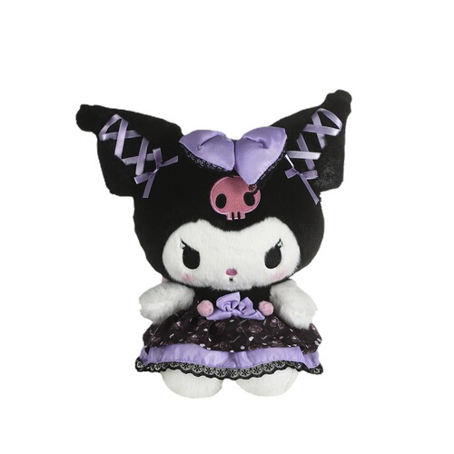 Genuine Sanrio Kurome Melody Banquet Plush Doll Japanese Cute Cartoon Girly Heart Doll Gift