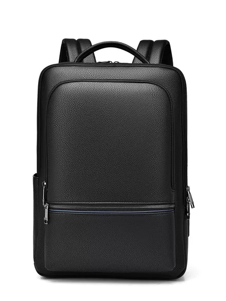 Top layer cowhide men's multi-functional backpack large capacity high-level business 16 inch computer bag travel backpack
