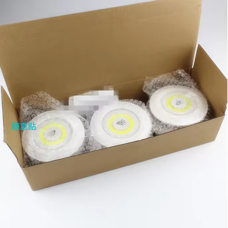 Luz de palmaditas COB de inducción inalámbrica, armario de dormitorio, luz de gabinete, luz táctil de lactancia junto a la cama 3 1 luz nocturna con control remoto