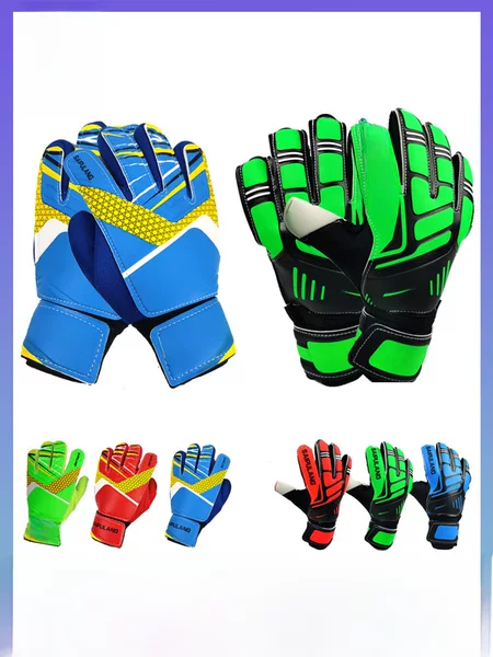 Football Training Children's Football Goalkeeper Gloves Primary School Students Goalkeeper Gloves Finger Guards Football Uniform Gloves Wholesale