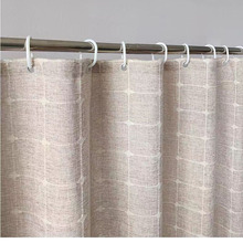 新品卫生间浴室浴帘加厚隔断防水防霉淋浴布帘挡水帘子隔断流苏帘