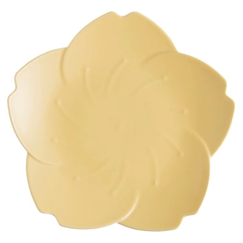 Tazón de postre de flores en línea celebridad estilo ins tazón de helado de alta apariencia creativa cerámica hogar tazón de yogur hogar plato de fruta