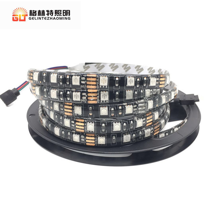 5050RGB低压电视背景灯家具氛围灯带app蓝牙按键音乐控制2.4G遥控|undefined