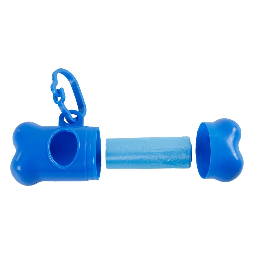 Pet supplies wholesale biodegradable Bone pet dog garbage bag dispenser toilet bag pet garbage bag