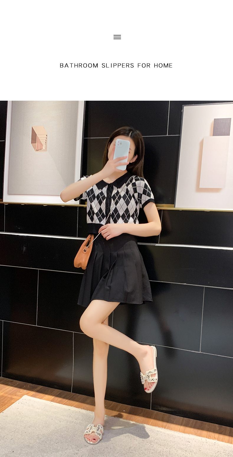 Influenceur Style fée sandales été nouvelles femmes coréennes semelle souple H une forme perlée en Stock_voghion.com