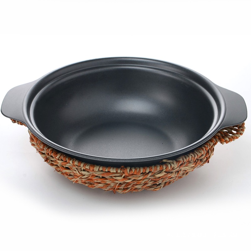 8m9清汤火锅盆生铁火锅锅煲 煲仔饭砂锅煲子篮黄焖鸡砂锅电磁炉双