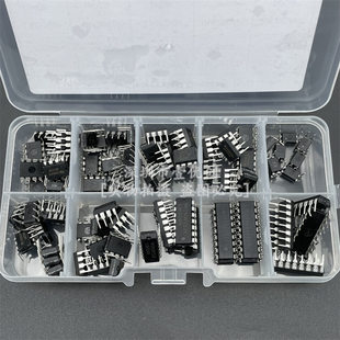 10 specifications 85pcs integrated circuit LM324 chip IC kit DIP direct insertion NE555 single precision timer