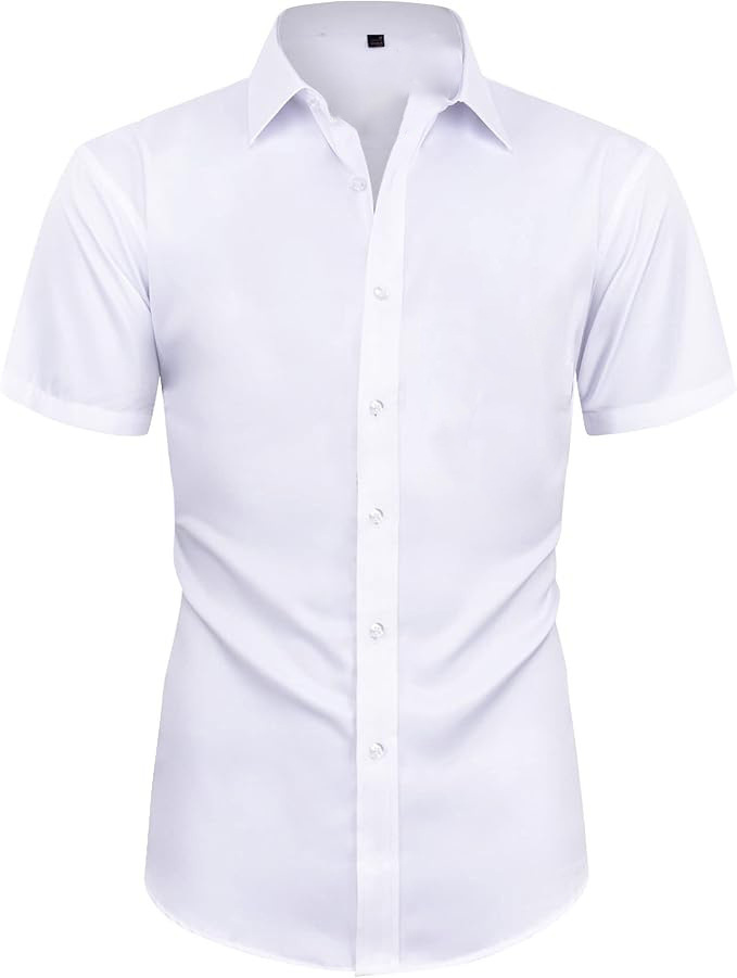 Amazon eBay venta caliente transfronteriza camisa elástica de manga larga para hombre AliExpress camisa elástica de cuatro lados de color sólido para hombre