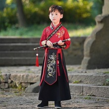 六一儿童侠客古装汉服大侠武术表演公子中国风演出国学服春秋摄影
