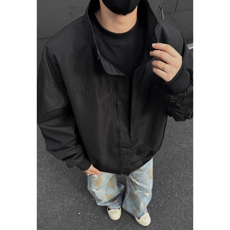 Chaqueta de vuelo negra americana para hombres otoño y invierno hombre duro tres defensa ropa de asalto chaqueta de herramienta chaqueta de comercio exterior al por mayor transfronterizo