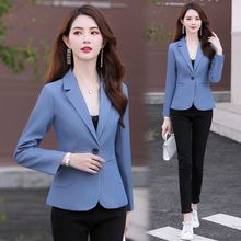 短款小西装外套女2025春秋新款韩版修身显瘦小西服小个子西装