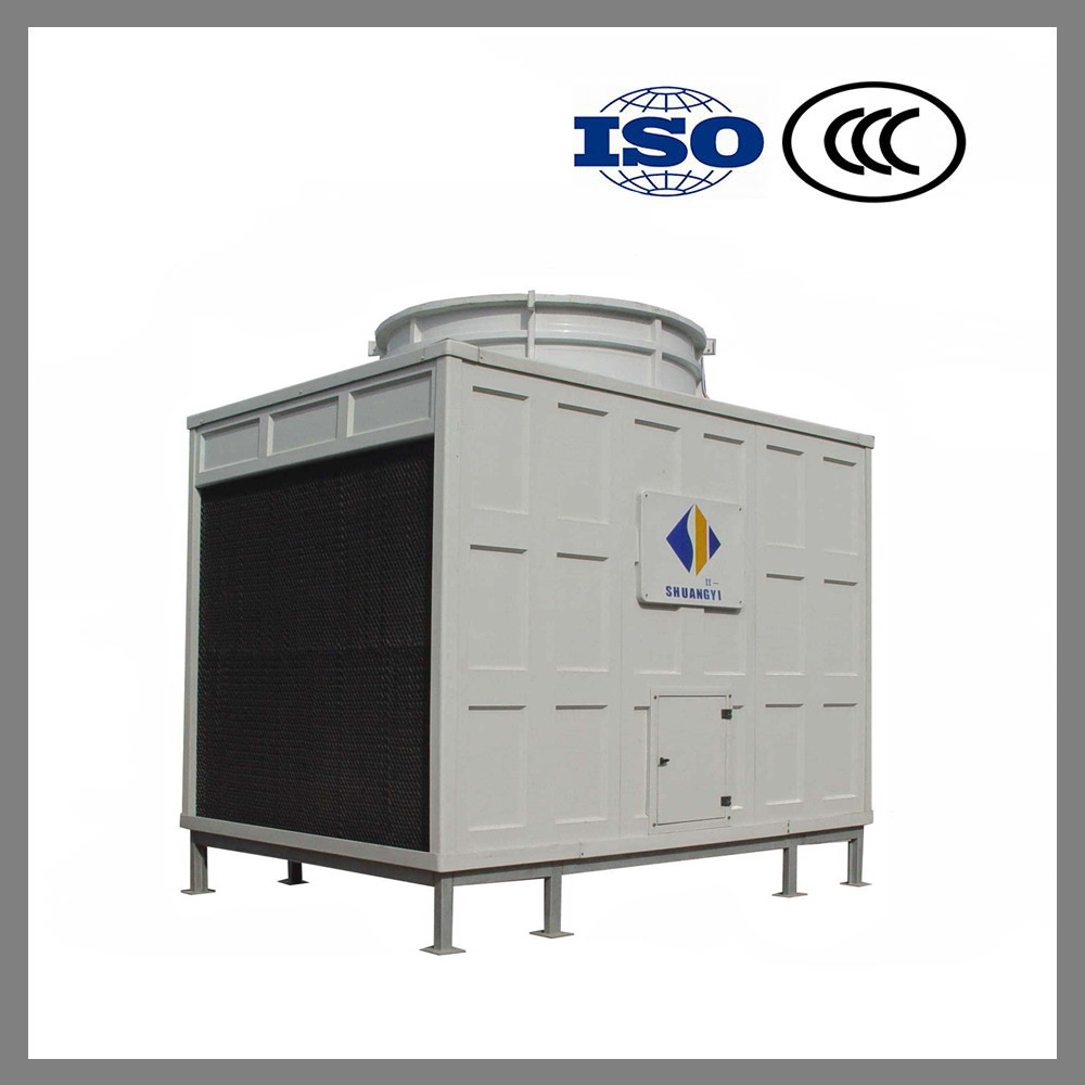 加厚方形玻璃钢冷却塔 方形横流冷却塔 玻璃钢冷却塔 100T