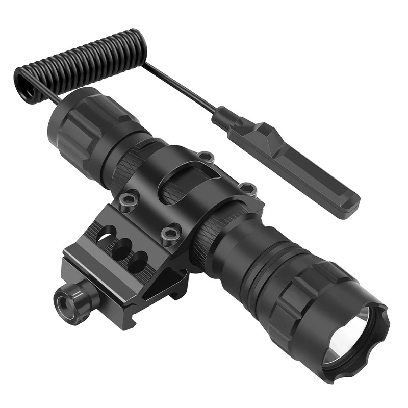 亚马逊热销战术手电筒充电大功率远射聚光电筒USB充电L2强光电筒