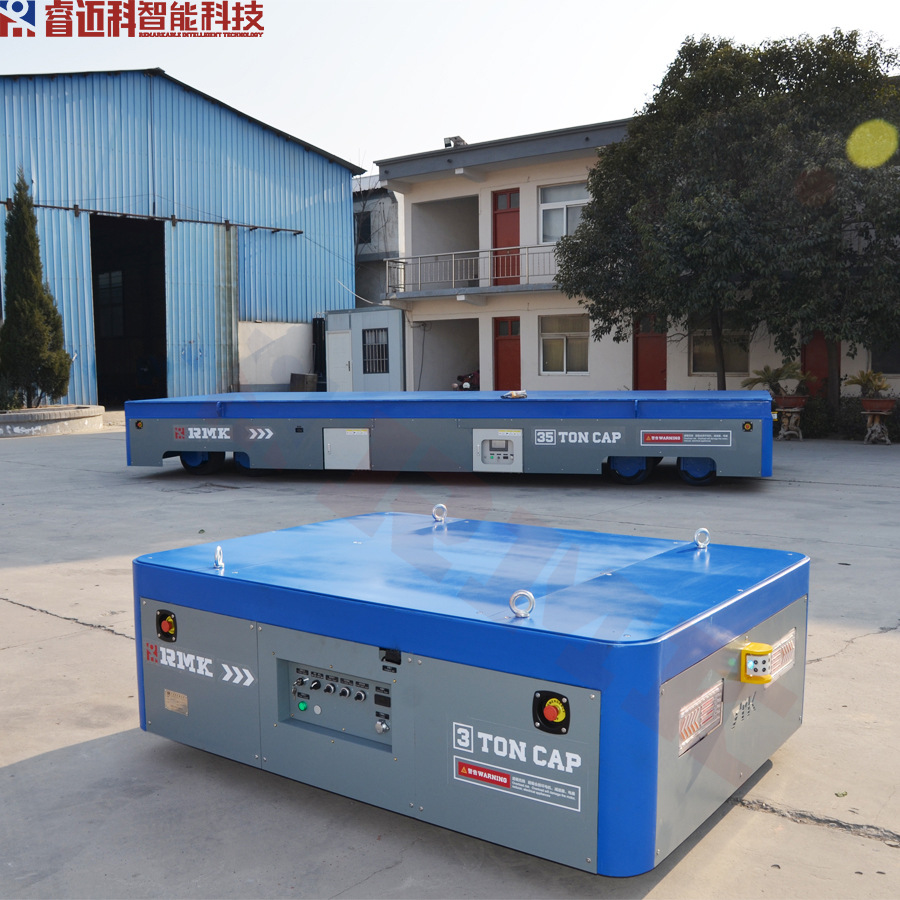 电动带升降台轮式运输车 周转钢结构运输无轨胶轮车 横向过跨平车