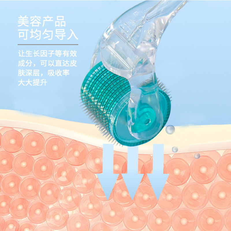 源头厂家跨境微针滚针美容水光针540一次性无菌滚轮微针导入仪|undefined