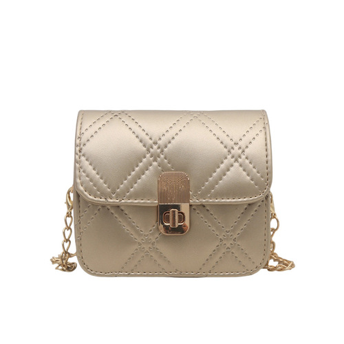 Bag 2025 Summer Crossbody Bag Women Chain Bag with a Touch of Luxury Mini Grid Small Square Clutch Shoulder Bag