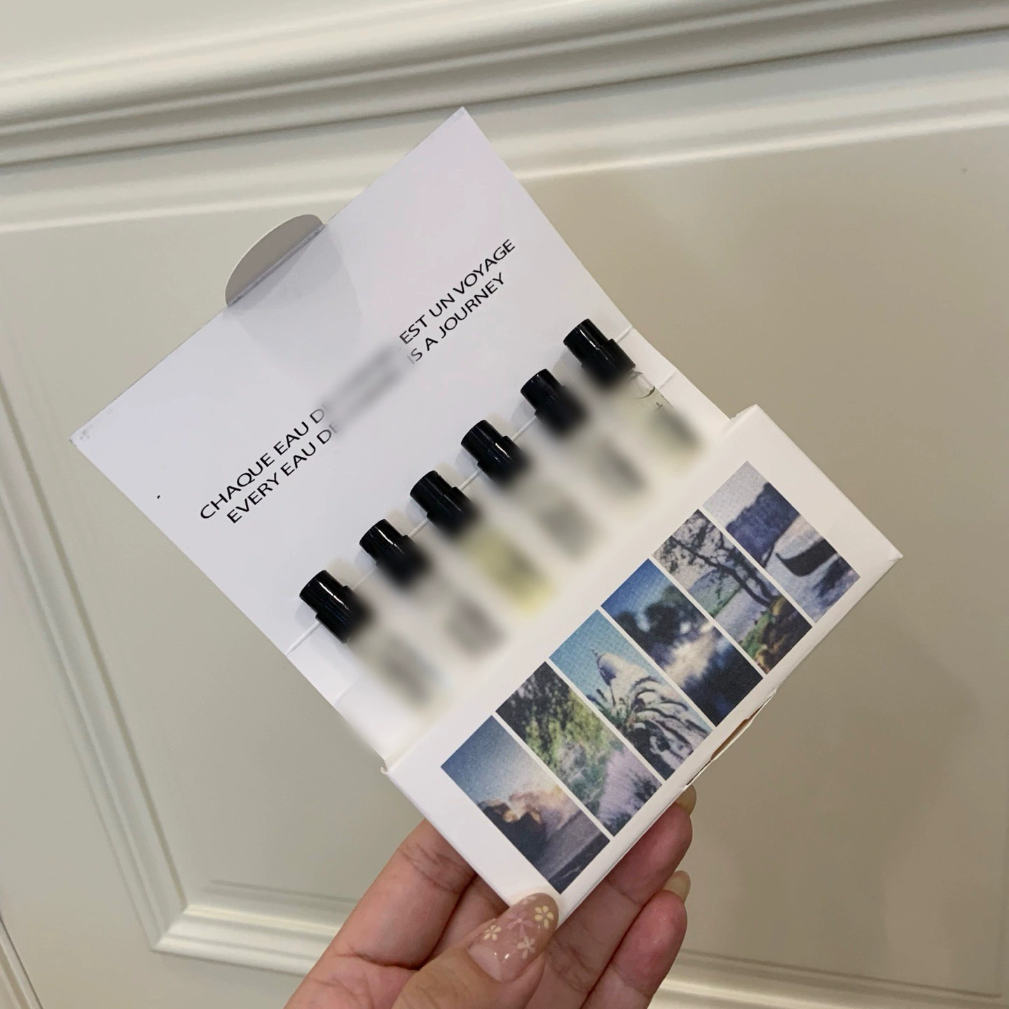 Xiangvic Подарок на день рождения City Vacation Series Образец парфюмерного набора [6 шт.] Коллекционная карта Подарок Pre