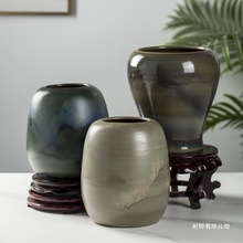 景德镇手工中式复古陶瓷花盆种花卉老桩多肉绿植苔藓盆栽花器
