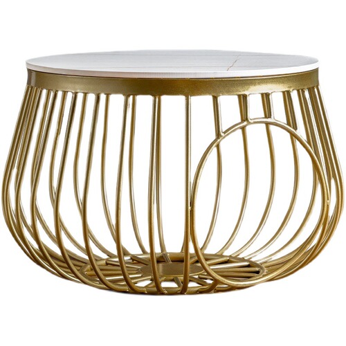 Nordic creative wrought iron living room small apartment side table for two cat shared tea table cat pet granite coffee table cat bed