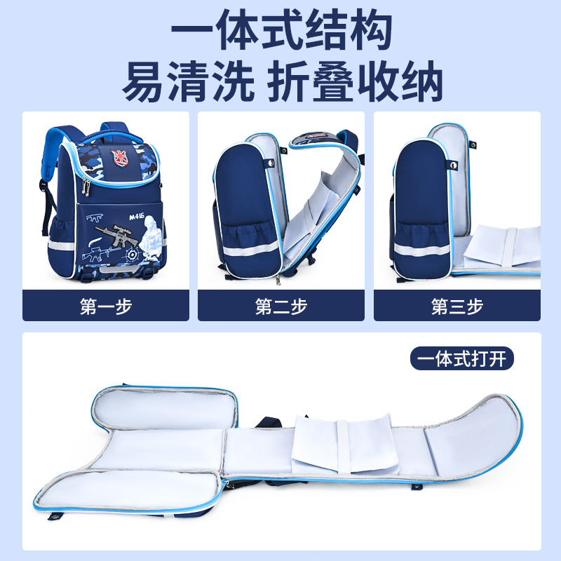 Nueva mochila escolar de grado 1 - 2 para niños y niñas, mochila de hombro para jardín de infantes, 5 - 8 años de edad, bolsa de gran capacidad