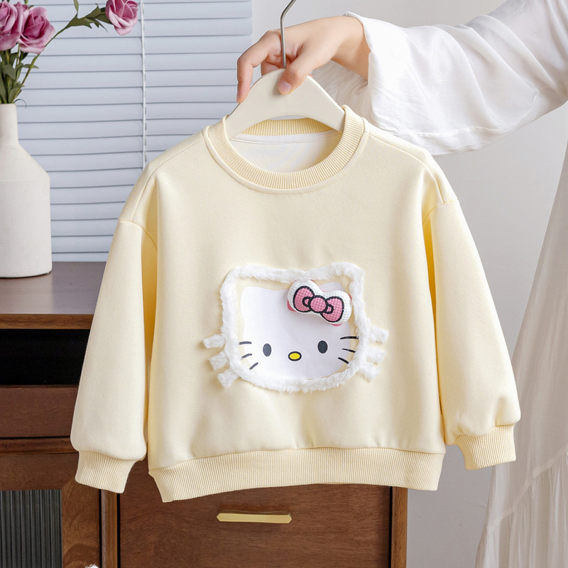 女の子の服の秋の服の2024新型の洋気の子供の頭の服の長袖の子供の秋の女の子の上着のファッション|undefined