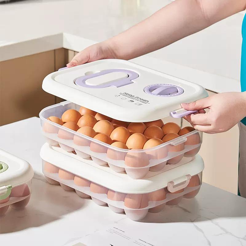 手提式冰箱专用鸡蛋收纳盒家用食品级保鲜盒户外露营便携鸡蛋盒
