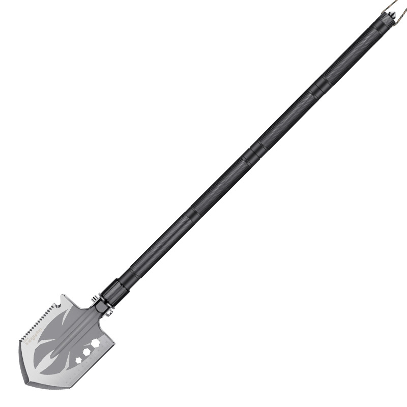 Shenhuo pala de ingeniero multifuncional al aire libre camping supervivencia coche de supervivencia de acero con alto contenido de carbono pala de ingeniero multifuncional plegable