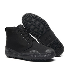 一件代發廠家直銷作訓鞋軍訓鞋勞保鞋解放鞋高幫男女鞋子迷彩鞋