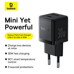 Baseus 欧州標準 30W 急速充電携帯電話充電器 Apple 12/14 フラッシュ充電 iPhone16 ミニ充電ヘッドに適しています