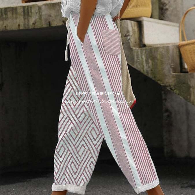 Linglongma Independent Store New Halloween 2026 Digital Print Bubble Crepe Long Pants Casual Loose Fit Sports Linglongma Independent Store New Halloween 2026 Digital Print Bubble Crepe Long Pants Casual Loose Fit Sports