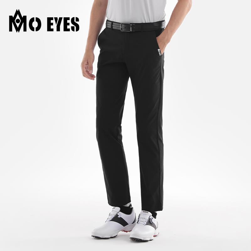 Quần dài golf nam mùa hè thắt lưng co giãn, phong cách thể thao — M23KUZ003-màu xám, M23KUZ003-màu trắng, M23KUZ003-Đen, M23KUZ003-màu xanh lá cây