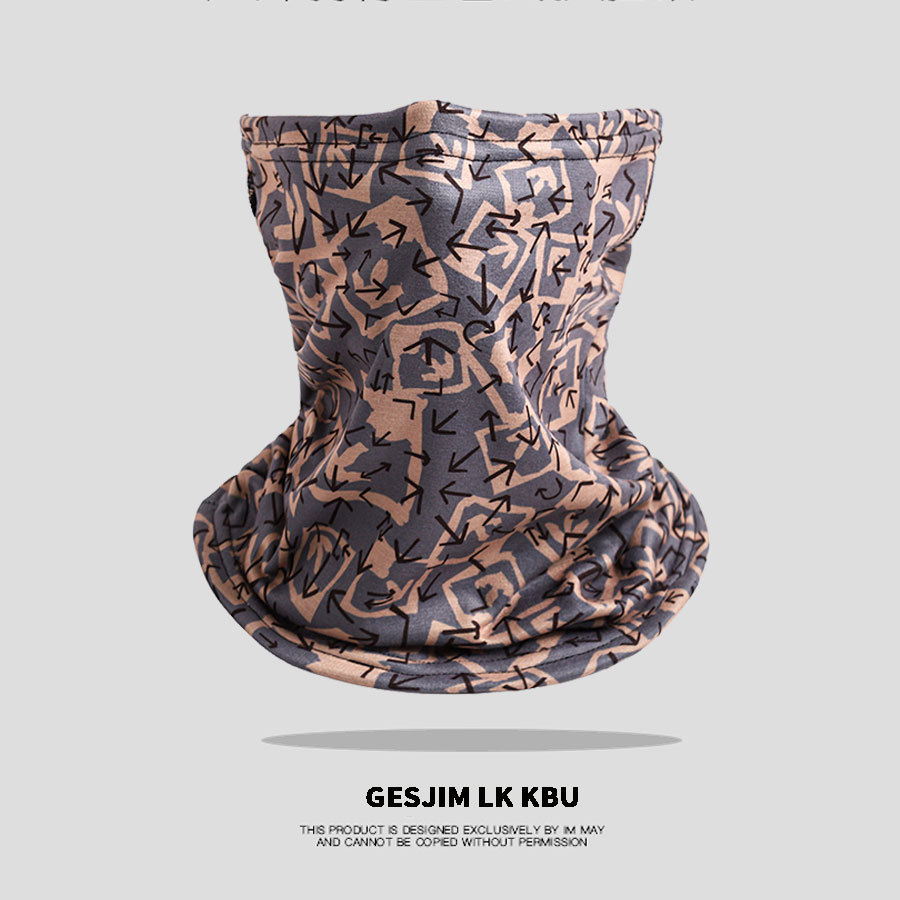 Neue winddichte und warme Gesichtsmaske für Herren zum Reiten, multifunktional, mit Ohren zum Aufhängen, für den Außenbereich, Halsschutz, Kälteschutz, Halsschutz, Kopf- und Halsschutz_voghion.com