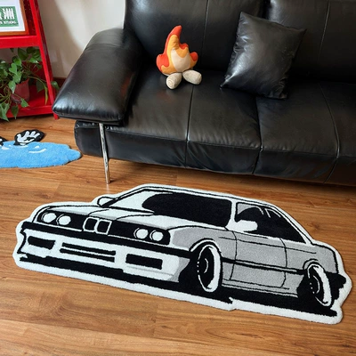 bedroom bedside mat, Avtomobil döşəmə paspasları - shaped-car-40100cm