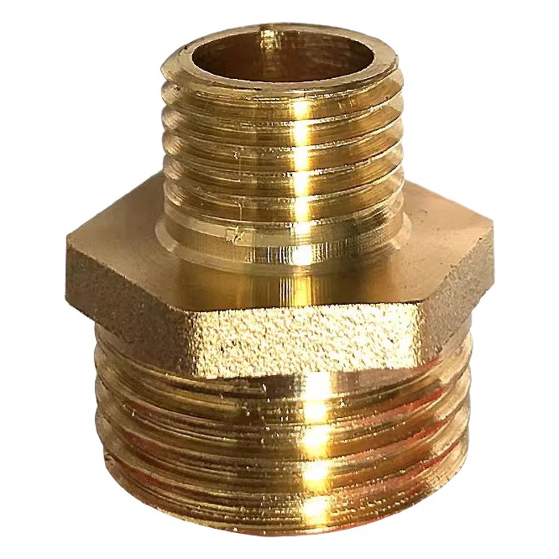 4-punto de cobre doble cable conector externo de alambre opuesto 2-Punto 3-punto que reduce el conector de tubo de entrada directa 1,5 pulgadas de alambre opuesto accesorios de cobre