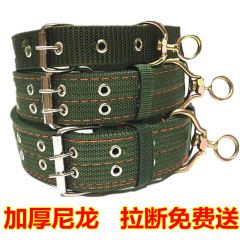 【工場価格】犬用首輪 ペット用品 首を傷つけず抜け落ちない幅広・厚みのある犬用首輪 中型・大型犬用首輪