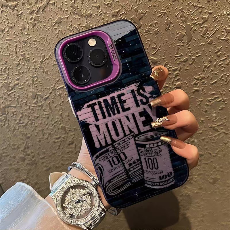 Cáscara de plata de color-púrpura-billete americano