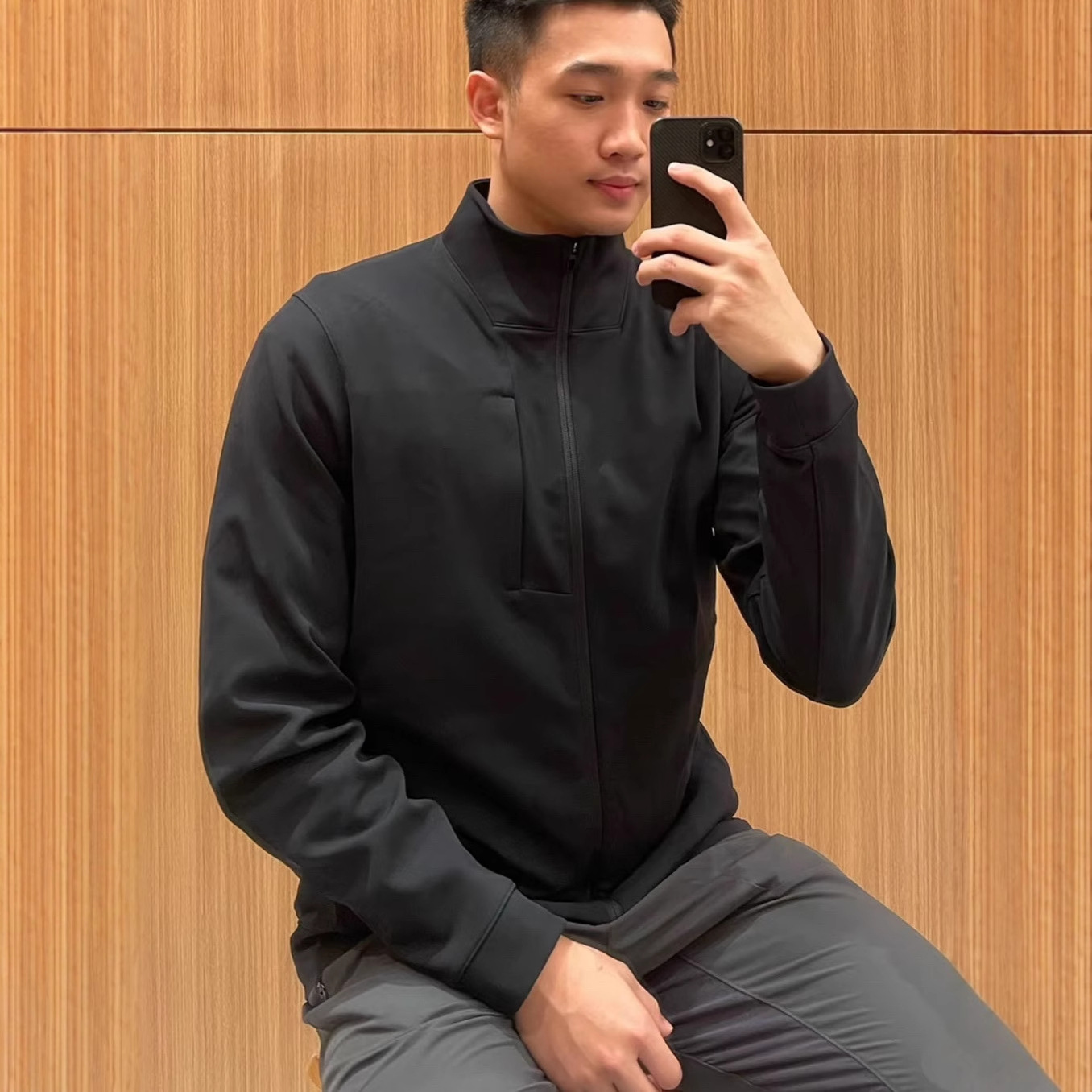 Lulu Same Style Men's Jacket Outdoor Urban City Series Work Clothing Lululsojourn Autum 5506