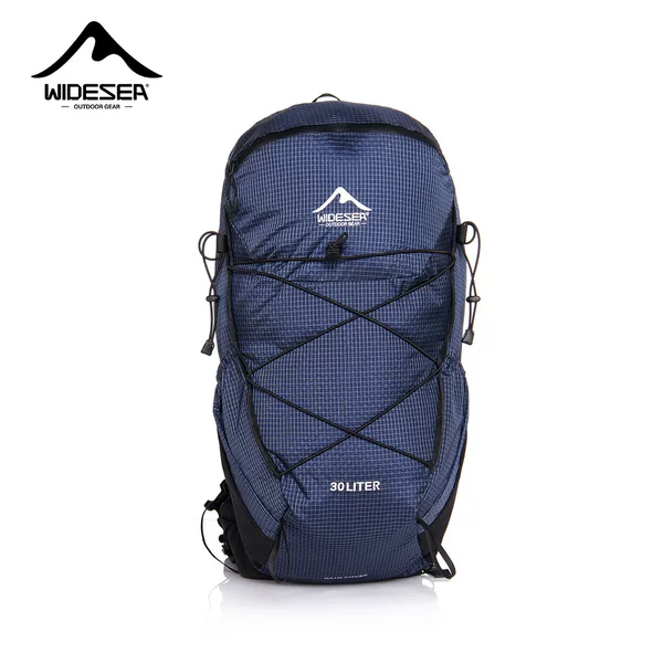 Widesea Outdoor Hiking Bag 30L Large Capacity Waterproof Hiking Backpack Lightweight Breathable Pressure-Reducing Nylon Backpack