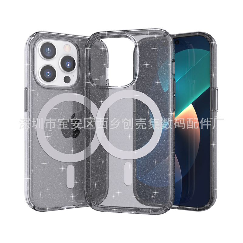 Suitable for IPHONE 14 magnetic anti-drop protective case hard 15 defender Terminator magnetic case 200 minimum order