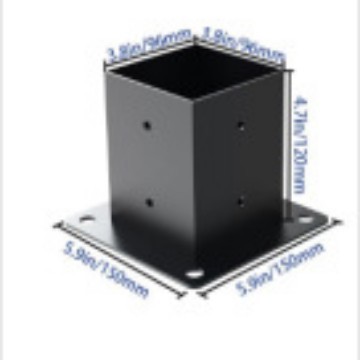 Kit de marco 3 - way inclinado techo marco bracket kit de soporte de techo recubierto en polvo marco de pared bracket 4inx 4in