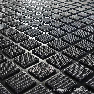 Rubber cowshed mat 17mm cattle farm non-slip mat wear-resistant laying simple cloud supply
