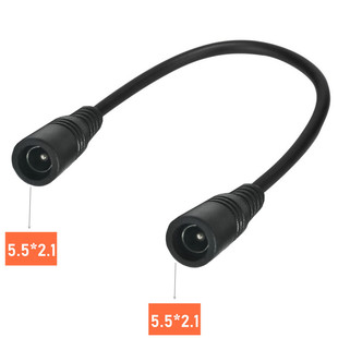 DC5521ֱ���Դ���Ӿ�12V 5.5mm x 2.1mmĸĸ DC�Դ���L�B�Ӿ�