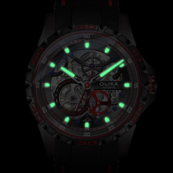 mechanical double-sided men's watch