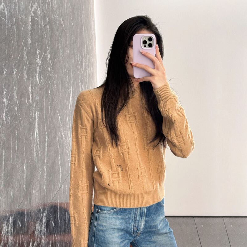 Nanyou 25 Autumn/Winter New Style Lazy Style Cable Knit High-Neck Pullover Sweater for Women Long-Sleeve Sweater Age-Reducing Top Nanyou 25 Autumn/Winter New Style Lazy Style Cable Knit High-Neck Pullover Sweater for Women Long-Sleeve Sweater Age-Reducing Top