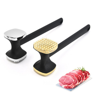 Factory zinc alloy meat hammer loose meat hammer pork steak hammer meat velvet tender meat meat hammer kitchen tools