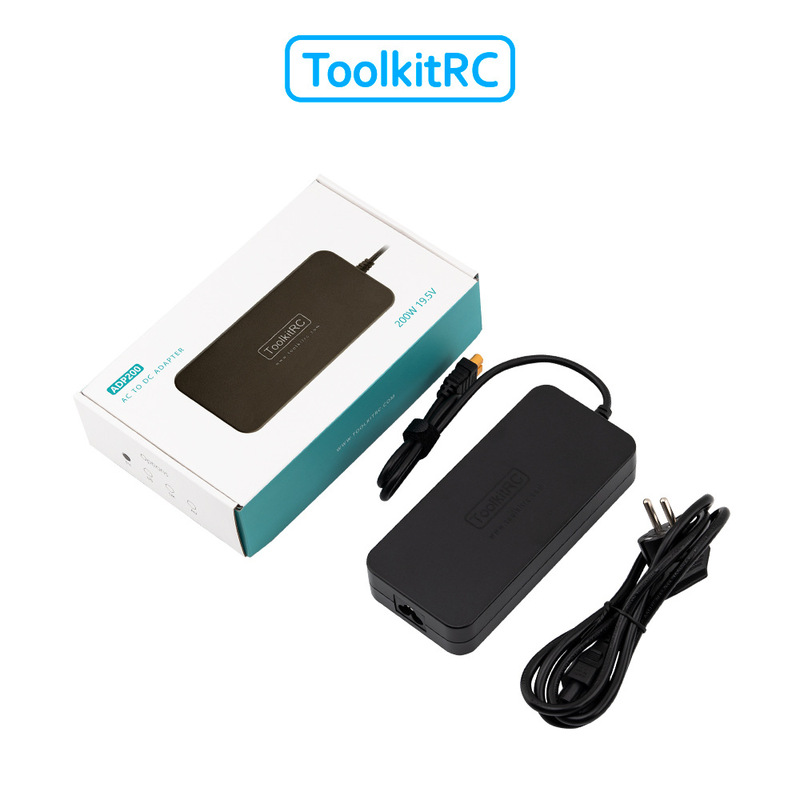 ToolkitRCADP200 adapter XT60 AC AC input 200W 19.5V output drone model