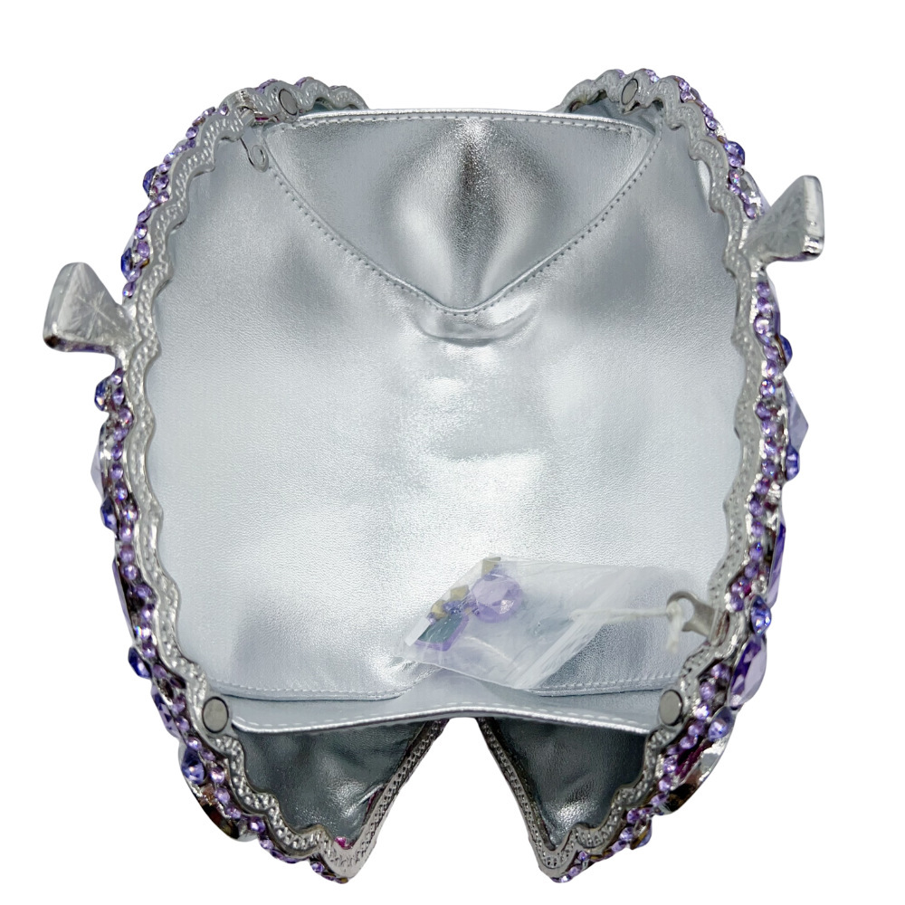 Bolso de piedra de cristal transfronterizo bolso de cena de diamantes de cristal de mano bolso de mujer cadena de hombro bolso de cena